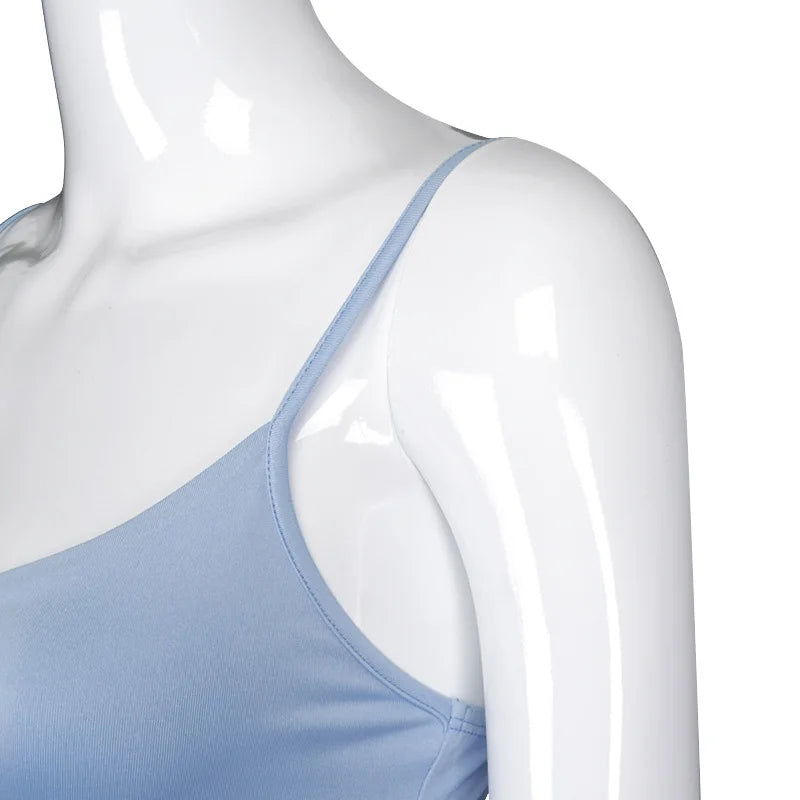 Women's Sexy Solid Color Cropped Top.