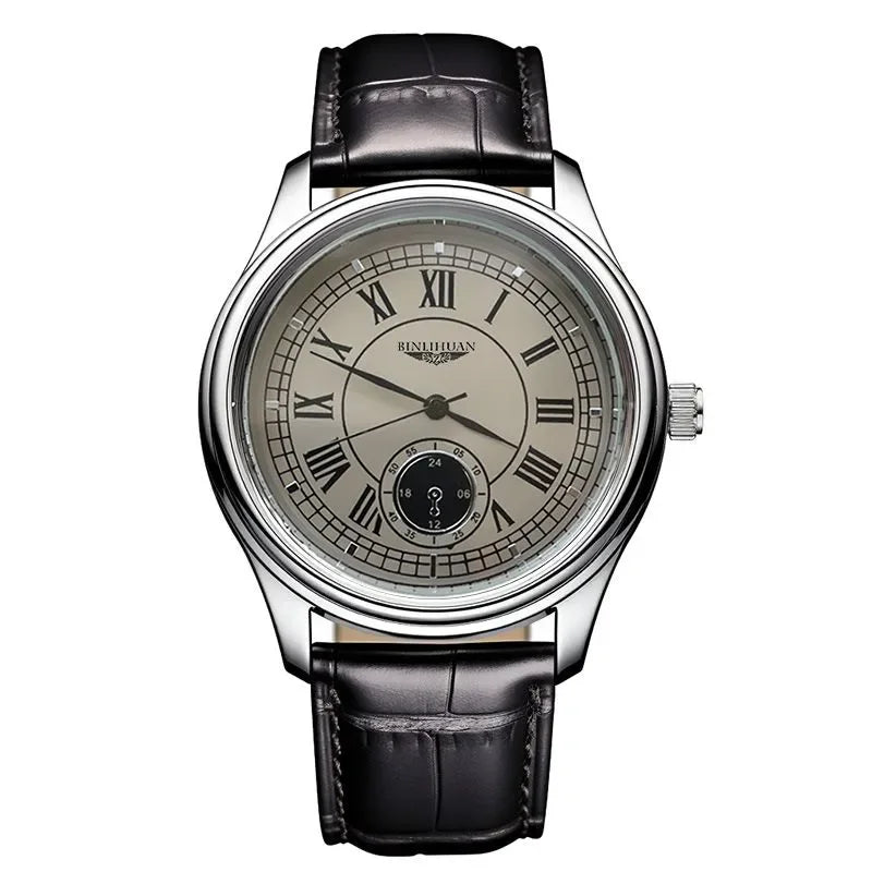 Luxury watch from a renowned brand, waterproof business watch.