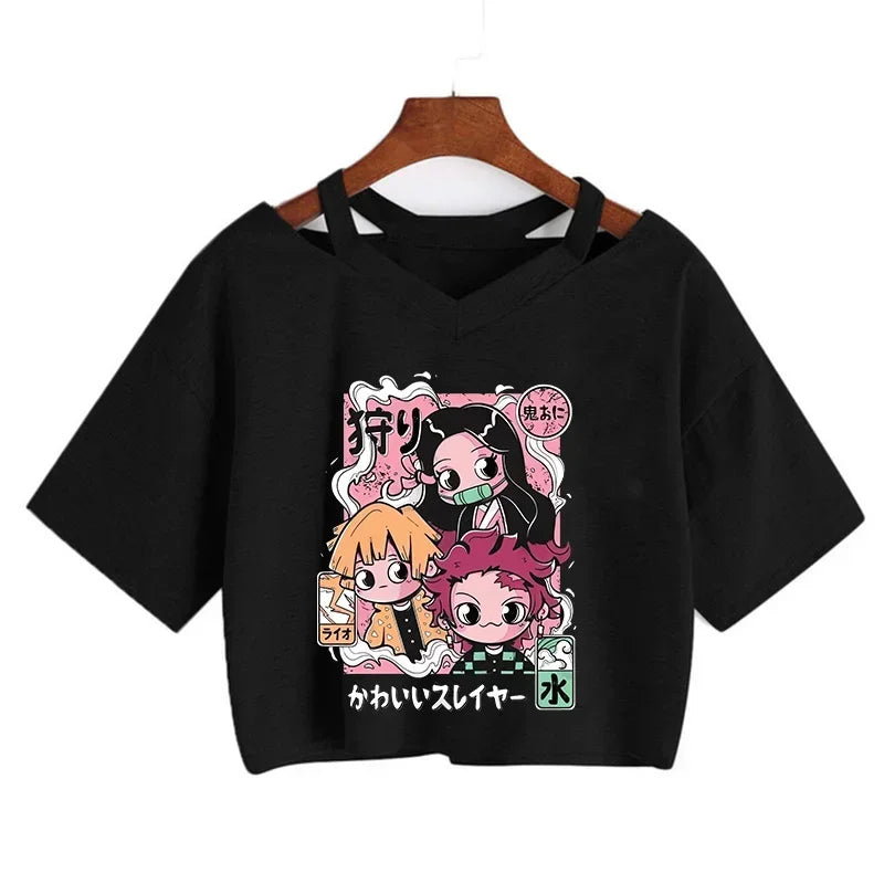 Women's Demon Slayer Cropped Top