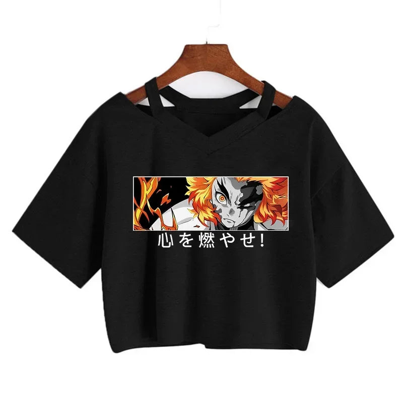 Women's Demon Slayer Cropped Top