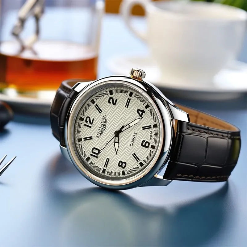 Luxury Waterproof Business Watch with Quartz Movement
