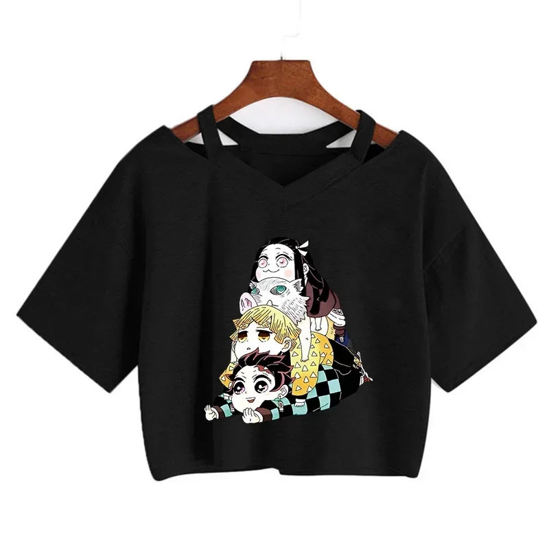 Women's Demon Slayer Cropped Top