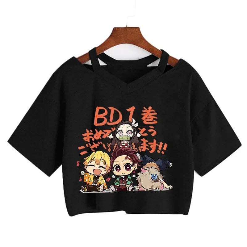 Women's Demon Slayer Cropped Top