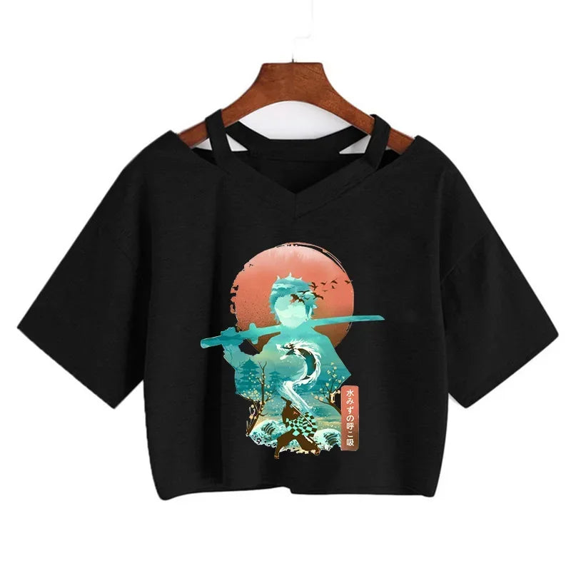 Women's Demon Slayer Cropped Top