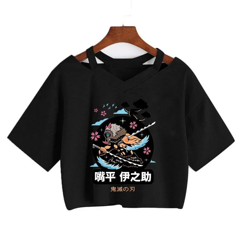 Women's Demon Slayer Cropped Top