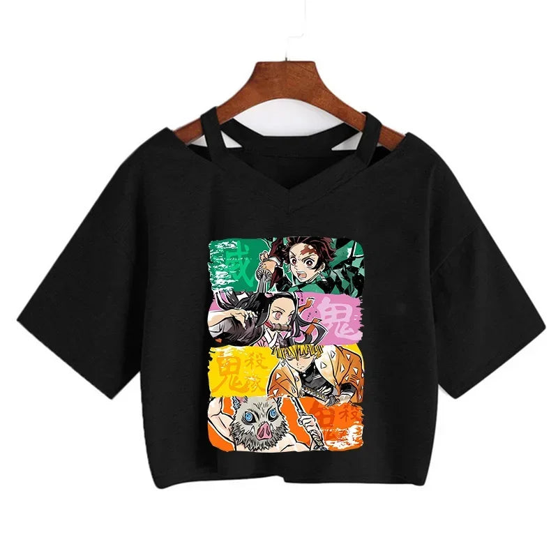 Women's Demon Slayer Cropped Top