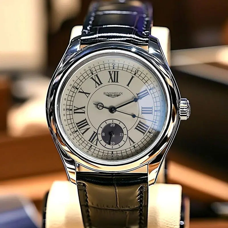 Luxury watch from a renowned brand, waterproof business watch.