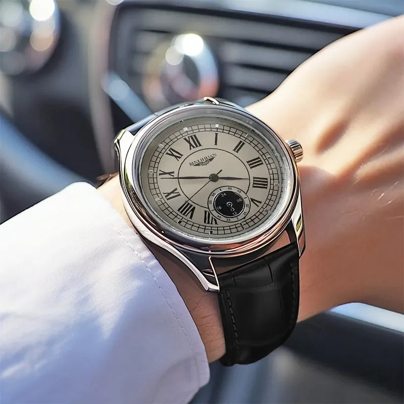 Luxury watch from a renowned brand, waterproof business watch.