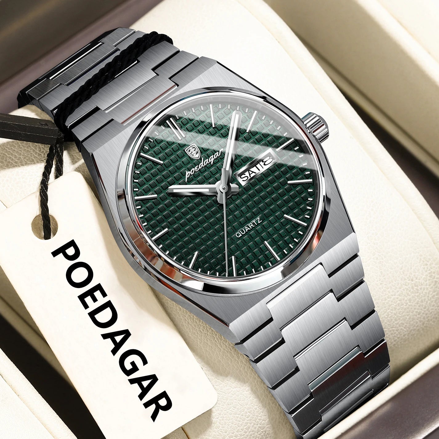 POEDAGAR Luxury Watch Quartz Fashion